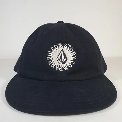 Volcom Stone Men's Tregritty Since 91 Adjustable Snapback Cap Hat One Size Black - Image 1 of 4