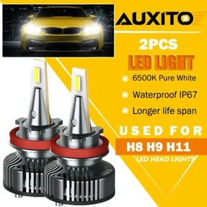 H11 H9 H8 72W 16000LM LED Headlight Bulb Kit Low Beam Fog Light 6500K White - Picture 1 of 11