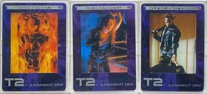 Terminator 2 Movie FilmCardz Ultra-Rare Metal Box Topper Chase Card Set BT1-BT3 - Picture 1 of 2