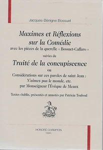 THEATRE / MAXIMES ET REFLEXIONS SUR LA COMEDIE - TRAITE DE LA CONCUPISCENCE 2020 - Picture 1 of 1