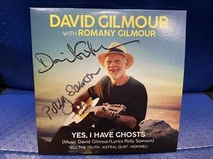 HANDSIGNIERT FÜR DAVID GILMOUR JA ICH HABE GEISTER POLLY SAMSON PINK FLOYD - Bild 1 von 3