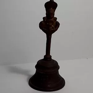 Messingstatue Hindu Vintage Indien 23-2 Figur alter Gott klingt unberührt selten X23 - Bild 1 von 12