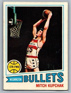 1977-78 Topps - White Back #128 Mitch Kupchak (RC) - EX *TEXCARDS*