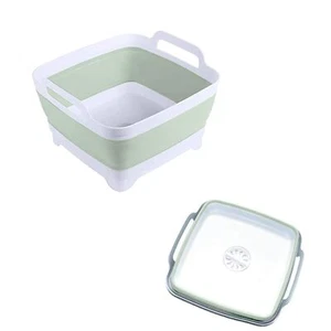 Dishpan for Washing Dishes9L Collapsible Dish Tub Portable SinkWash Dish Basi... - Picture 1 of 7