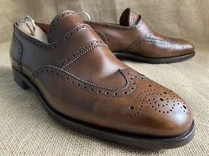 RARE J.M. WESTON Men’s Brown Leather Loafers Size UK 8 D || US 9 - Picture 1 of 11