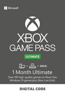 Xbox Ultimate Game Pass 1 Month Code Live & Gold INSTANT DELIVERY