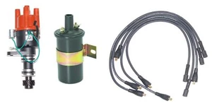 New Distributor Volvo Penta 4 CYL Marine engines + Ignition Coil + Leads - Picture 1 of 3