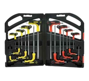 Kovalmax® Set 16 chiavi lunghi a T 8 pz torx stella 8 chiave brugola esagonale - Foto 1 di 3