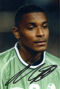 IRELAND, BIRMINGHAM & C.PALACE: CLINTON MORRISON SIGNED 6x4 ACTION PHOTO+COA - Picture 1 of 1