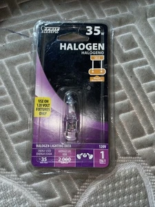 Feit 35 Watt Lightning Data Clear Bulb Dimmable BPQ35 GY8.6 Base 120V - Picture 1 of 4
