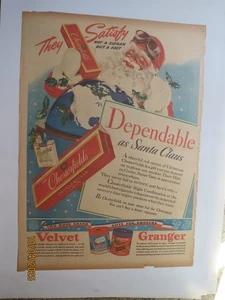 Tabak Geschichte Zeitung #34 CHESTERFIELD ZIGARETTEN WEIHNACHTSMANN POSTER WIE PG - Bild 1 von 1