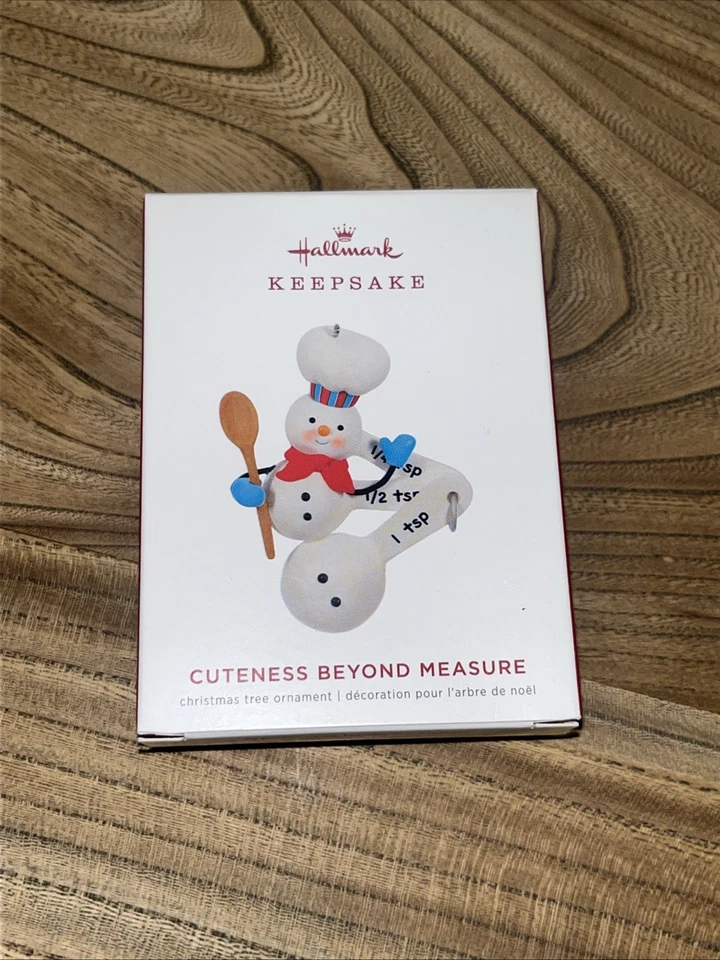 Hallmark Keepsake Ornament Cuteness Beyond Measure 2019 nuevo muñeco de nieve medición Foto 1 de 1