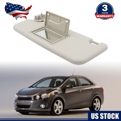 Gray For CHEVROLET Sonic 2012-2022 Spark 2011-2022 Left Driver Side Sun Visor Foto 1 de 4