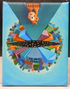 Melvin McGee HANGING On Canvas Print 8x10 Signed Numbered 153/250 - Picture 1 of 8