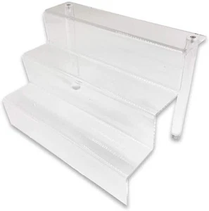 N’icePackaging - Expositor elevador de acrílico escalonado de tres niveles - Para productos horneados /... - Imagen 1 de 10