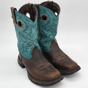 Durango Lady Rebel Western Steel Toe Work Boots Size 7M - Picture 1 of 8