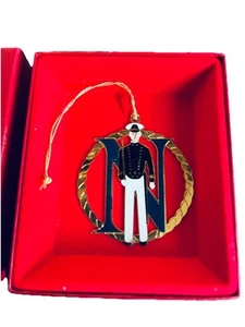 Camerlane US Navy Midshipman USNA Naval Academy Ornament 24k Gold Finish w/Box - Picture 1 of 9