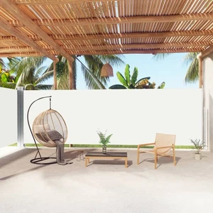 Seitenmarkise Ausziehbar Creme 180x1000cm Sichtschutz Windschutz Balkon vidaXL - Bild 1 von 9