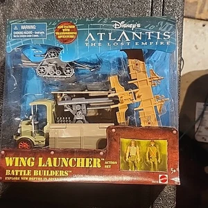 Vintage Disney's ATLANTIS L'Impero Perduto "Wing Launcher" Action Set 2 Nuovo con scatola - Foto 1 di 2
