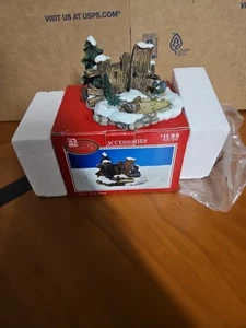 Vintage 1999 Santa’s Workbench Collection Weihnachtsdorf Ententeich 433-1260 - Bild 1 von 4