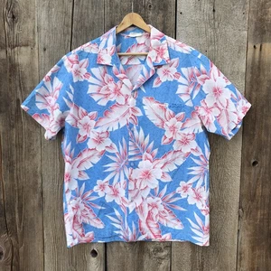 VTG Jade Fashions Tropical Aloha Hawaiian Shirt Medium - Picture 1 of 5