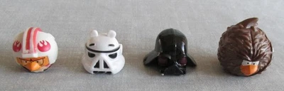 ANGRY BIRDS STAR WARS ESTRELLA DE LA MUERTE 2 CERDOS Y 2 FIGURAS DE AVES SOLO PIEZAS DE REPUESTO Foto 1 de 4