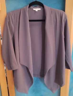 Le Lis Women Taupe Brown 3/4 Sleeve Open Blazer Sz Small - Image 1 of 4