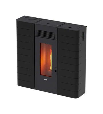 STUFA A PELLET SLIM CANALIZZATA CANADIAN STOVE "SLIM 12C" NERO 11,14 KW - Immagine 1 di 4