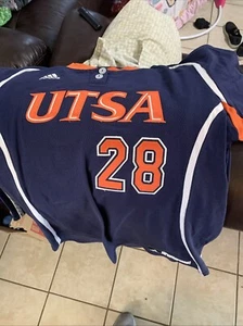 UTSA ROADRUNNERS Game Used Softball Jersey #28 CUSA Lg UTSA - Picture 1 of 6