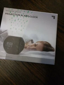 Sharper Image Projection Alarm Clock Battery Operated New - Picture 1 of 5