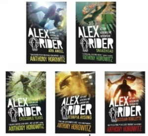 NEW x 5 ALEX RIDER books 6 - 10  Anthony Horowitz Ark Angel Snakehead Scorpia - Picture 1 of 1