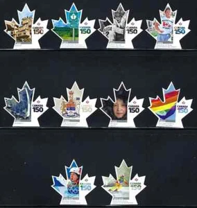 CANADA - UNITRADE 3000i/3009i - VFNH - FROM QUATERLY PACK - CANADA 150 - 2017 - Picture 1 of 1