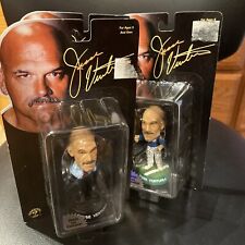 3- 1999 New Jesse Ventura Wrestling Bobble Heads Little Big Heads Figures