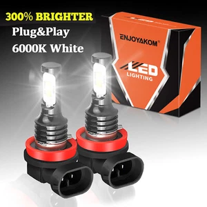 For GMC Acadia 2013-2019 LED Fog Light Driving Light Bulbs White Kit H11/H9/H8 - Imagen 1 de 11