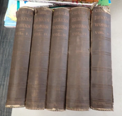 The Complete Works of Charles Dickens (BOZ) in Five Volumes 1854/1855 - Image 1 of 4