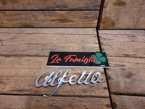 ALFA ROMEO "ALFETTA" SCHRIFTZUG 1.SERIE - Picture 1 of 2