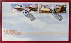 2011 Australia post first day cover - Air force aviation 2x60c, $1.20, $3 gummed - Picture 1 of 2