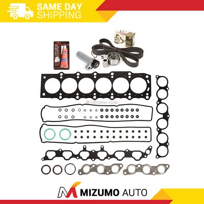 Juego de juntas de culata Kit de correa de distribución para 92-98 Lexus GS300 SC300 Toyota Supra 2JZGE Foto 1 de 4