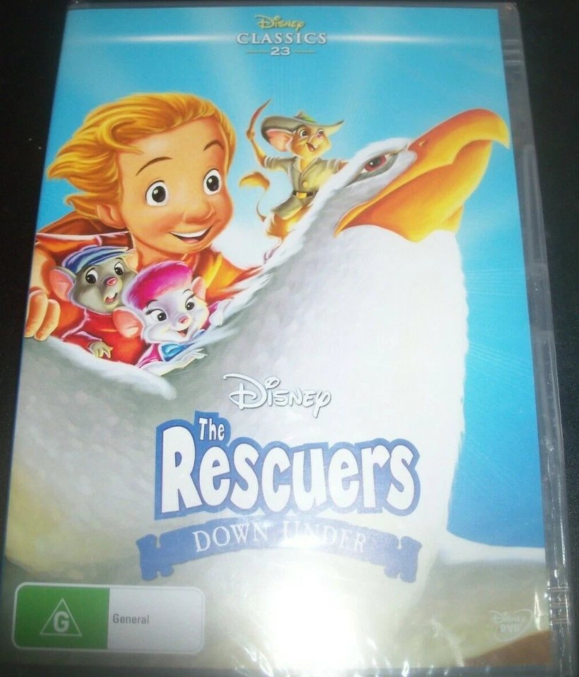The Rescuers Down Under - Walt Disney (Australia Region 4) DVD – New   - image 1 of 1