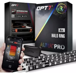 OPT7 Aura Pro Halo Light DRL for 08-23 Dodge Challenger- App Enabled - Picture 1 of 7