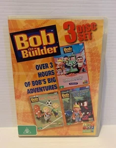 Bob the Builder Bob’s Big Adventures x 3 DVD Region 4 - Free Postage - Picture 1 of 1