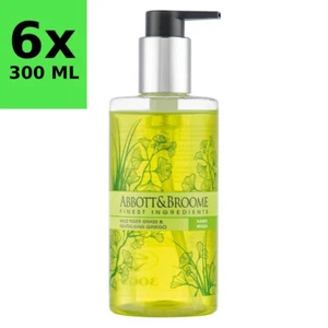 6x 300ml Abbott & Broome Vegane Lotion Handseife Flüssigseife Tigergrass Ginko - Photo 1/2