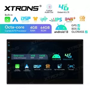 XTRONS TIA723LS AUTORADIO CAR TABLET GPS ANDROID 13 WiFi 4G 4GB RAM CARPLAY AUTO - Foto 1 di 14