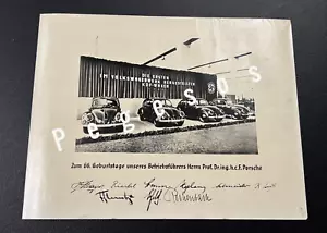 RARA stampa fotografica d'epoca 1941 - Ferdinand Porsche 66° compleanno Germania - Foto 1 di 7