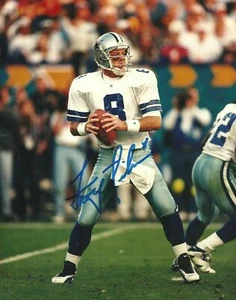 Troy Aikman Autographed Signed 11x14 Photo ( HOF Cowboys ) REPRINT - Picture 1 of 1