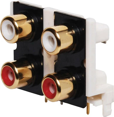 PRO SIGNAL - PSG01551 - 25x PHONO SOCKET, PCB, GOLD - QTY 25 - Image 1 of 4