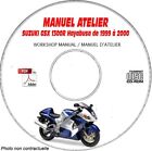 GSX 1300R HAYABUSA 99-00 - Manuel Atelier CDROM SUZUKI Anglais Support - CD-ROM