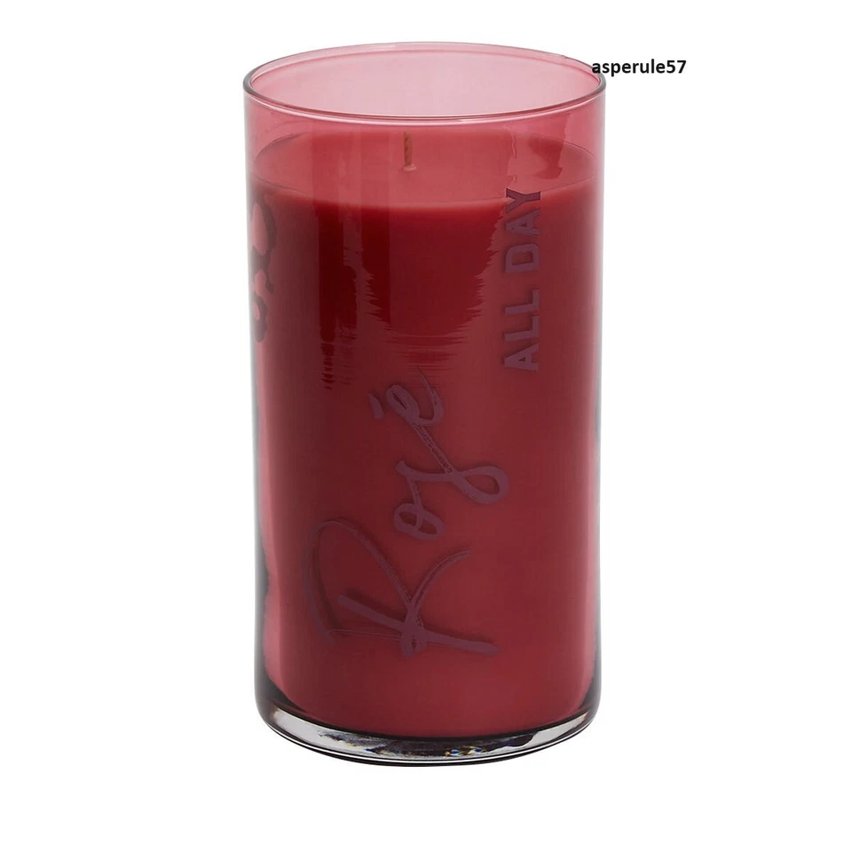 Pot Partylite Rosé all day Fruité Foral Rose Rhubarbe Melon 15x9cm - Photo 1/1