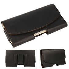 for iPhone 13/12/11 Pro Max, 8/7 Plus Leather HOLSTER Pouch Case Belt Clip Loop 