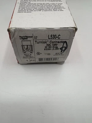 Conector Turnlok Pass & Seymour L1520-C 20A 3PH 250V frete grátis  - Imagem 1 de 4